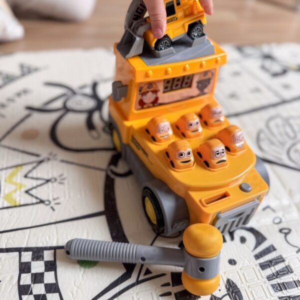 Gra zręcznościowa uderz młotkiem wbijak plac budowy z akcesoriami